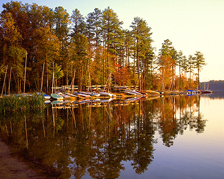 Brandermill Boats in Late Fall Light, Midlothian, VA